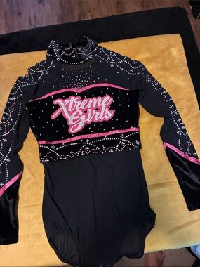 Xtreme Girls Black & Pink Dance/Competition Leotard